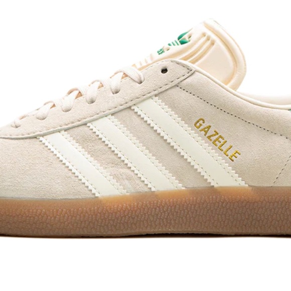 Adidas Beige Suede and Green Women's Sneakers. Size 7 - Picture 2 of 7